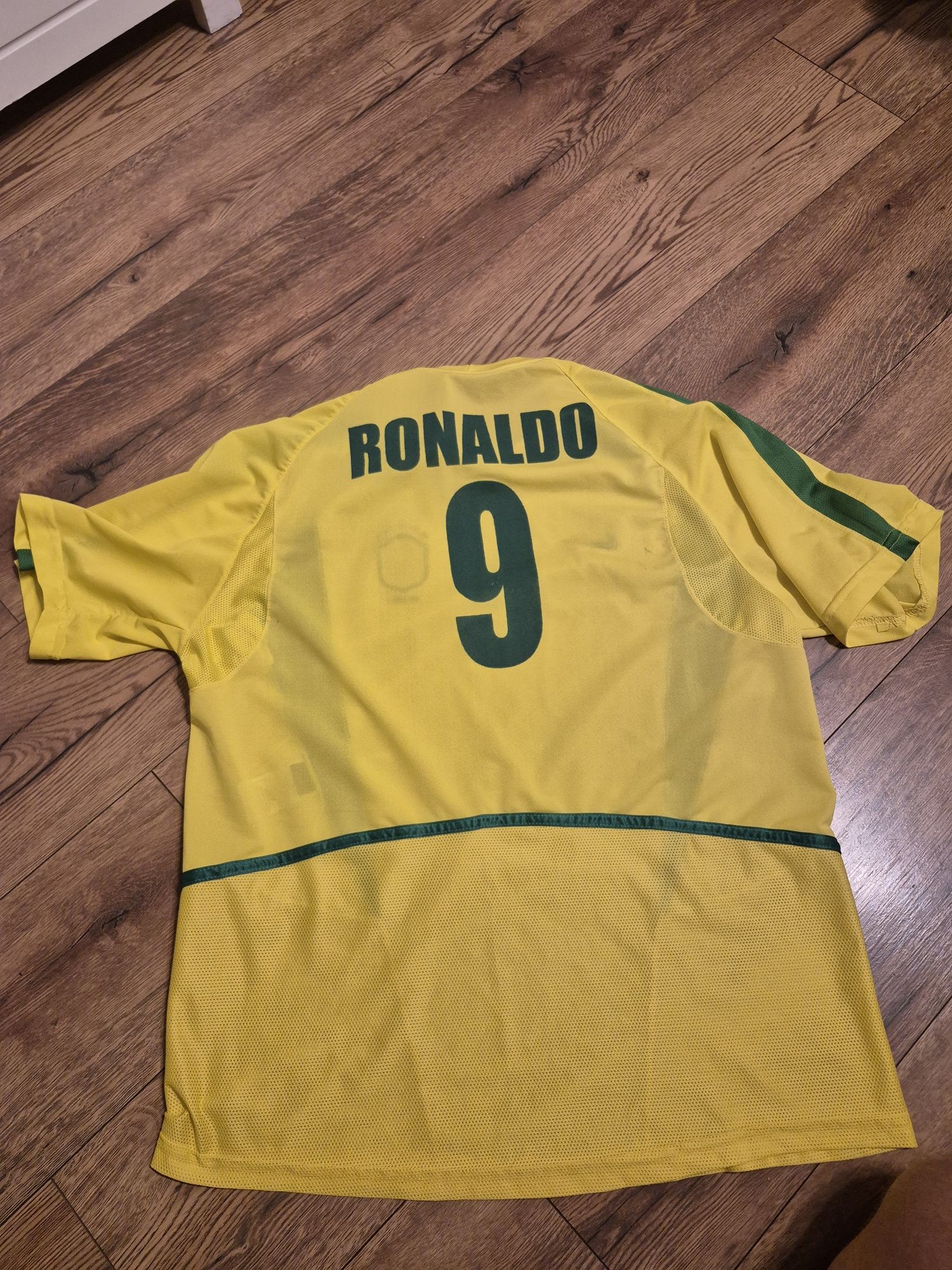 Koszulka Piłkarska Brazylia Ronaldo 2002