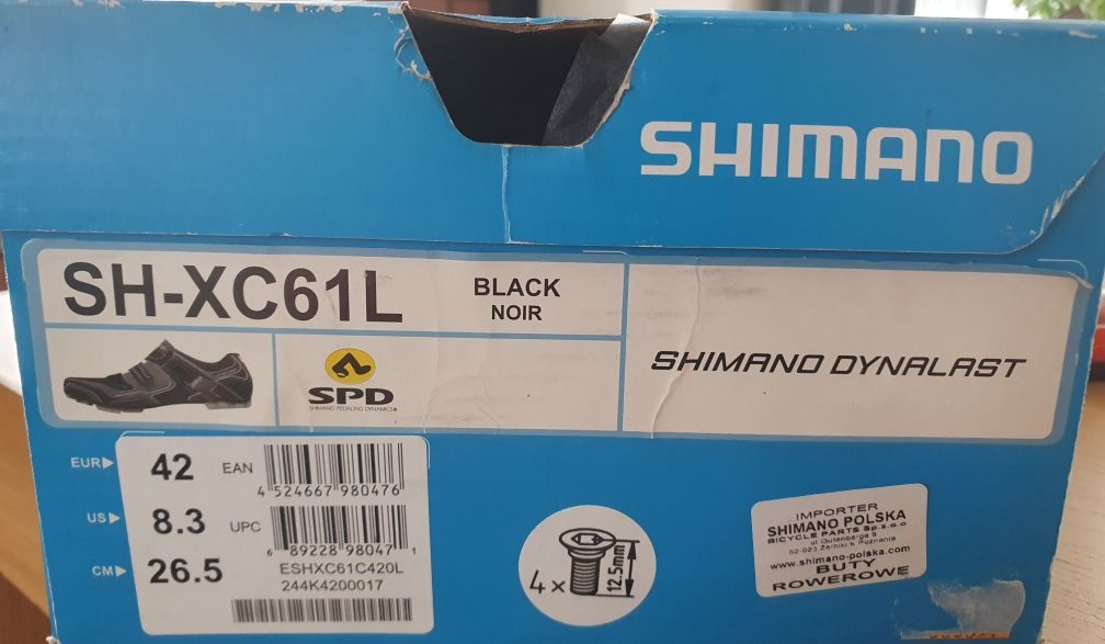 Buty Shimano SH-XC61L Black (rozm. 42) MTB