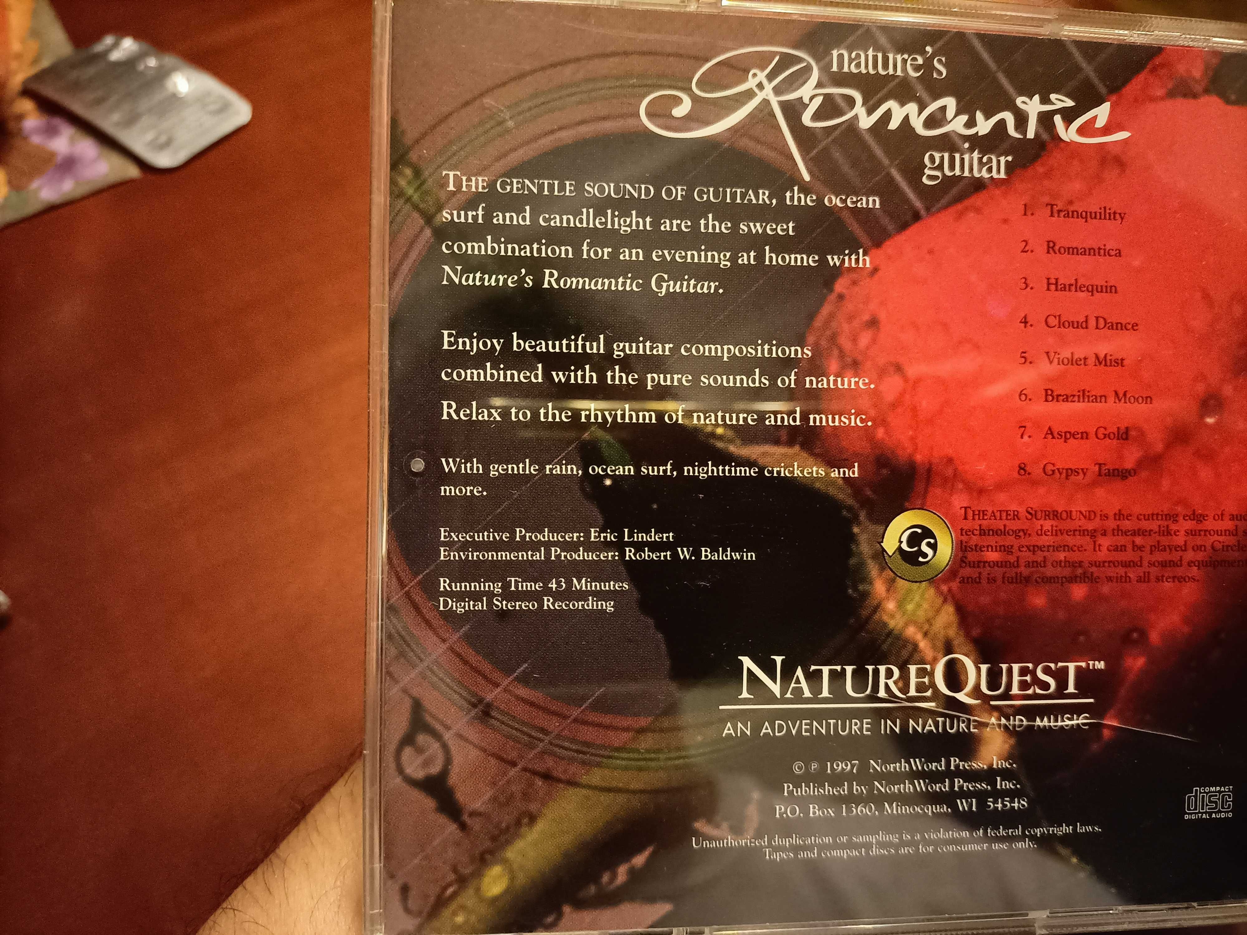 płyta cd nature quest natures romantic guitar