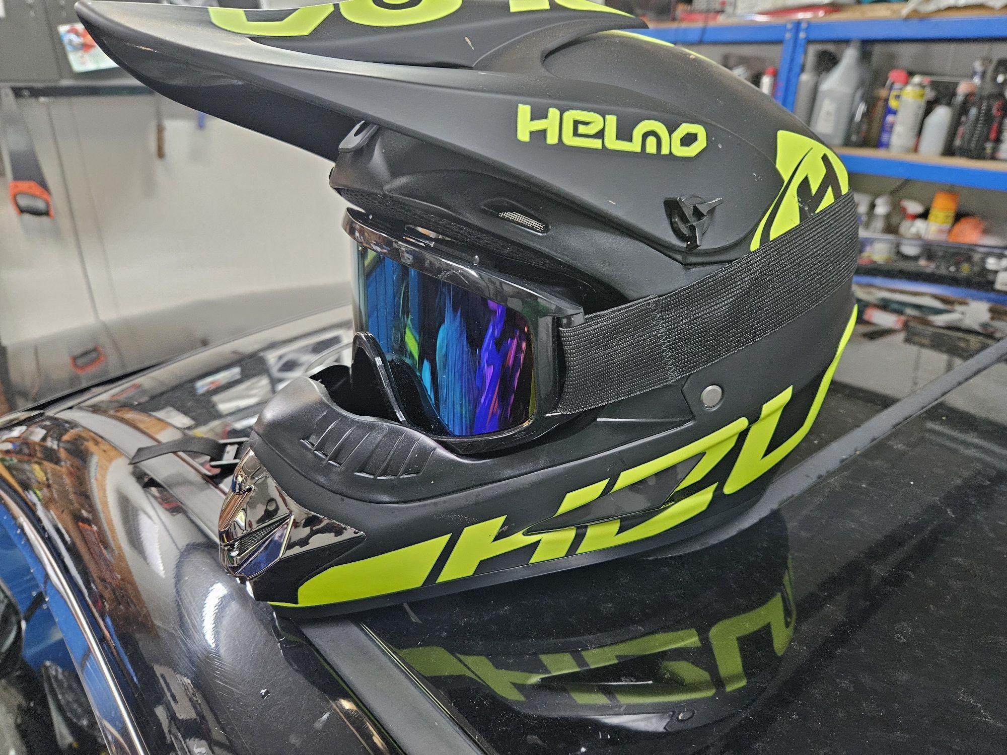 Kask na crossa/hulajnoge/quada rozmiar M