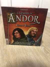 Lendas de Andor Chada e Thorn jogo de Tabuleiro