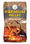 Pellet drzewny   Premium sosnowy worki  po 15kg - 6mm   A1 certfikat