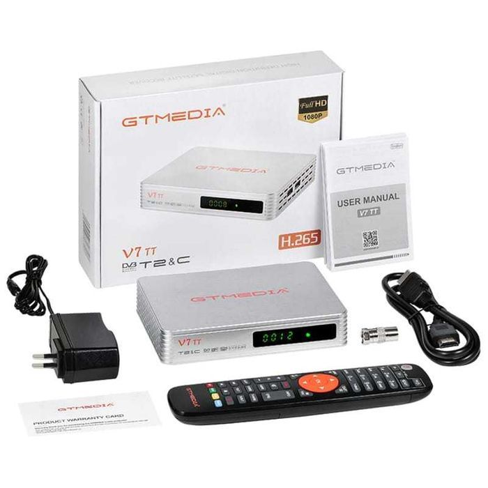 PROMO:GTMedia V7 TT Dvb-T2 & Dvb-C cabo H.265