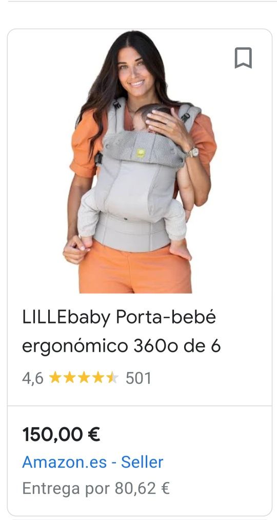 Marsúpio LILLEBABY Até aos 20kg