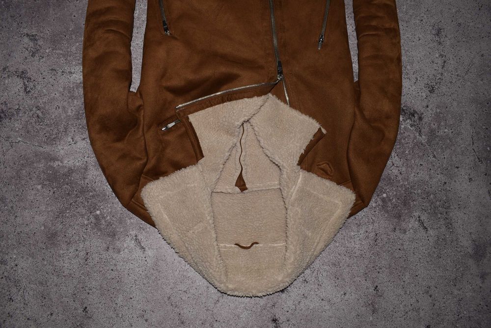 Zara Biker Coat (Мужская Зимняя Куртка Косуха Дубленка Пальто Зара )