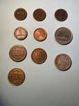 Lote 10 moedas primeira republica