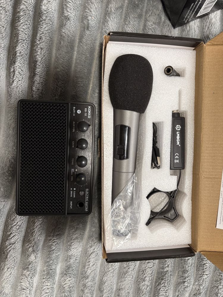 Zestaw karaoke bt z mikrofonem i adapterem