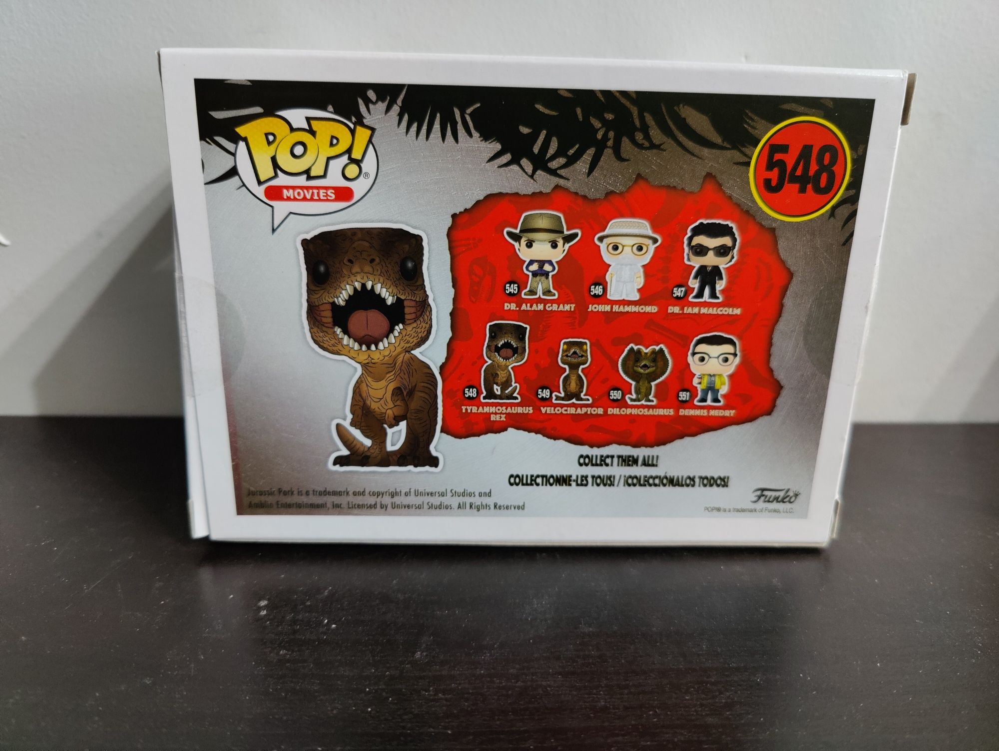 Jurassic Park Tyranosaur Rex T Rex Figurka Funko POP dinozaur prezent