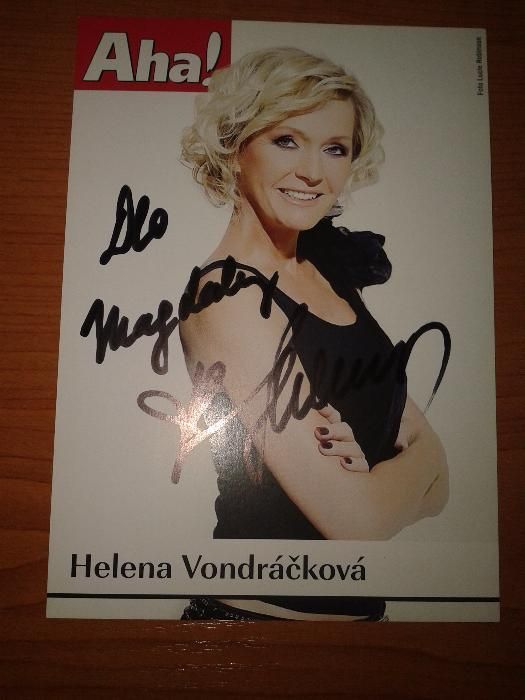 Autograf Helena Vondrackova
