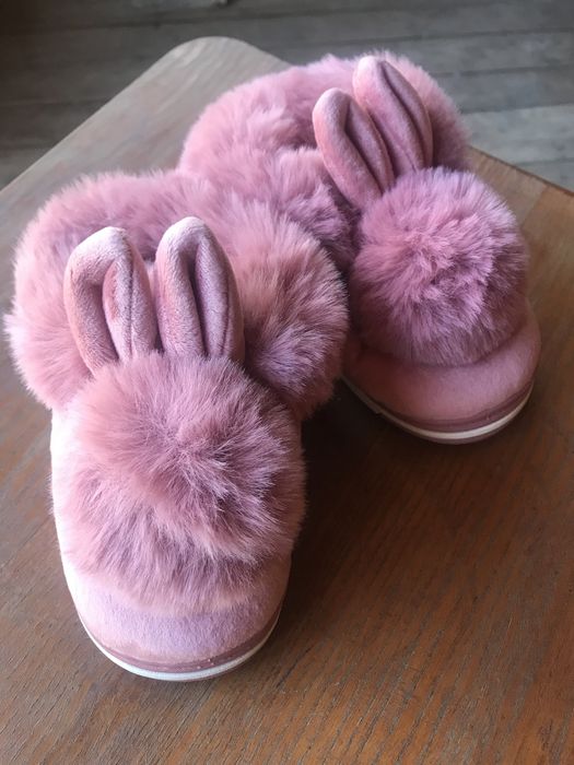 Кімнатні тапочки дитячі зайчики