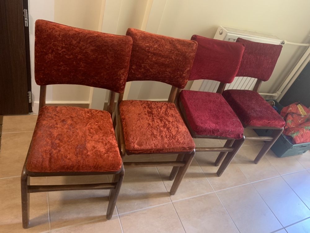 Krzesła z PRL 4 szt do renowacji