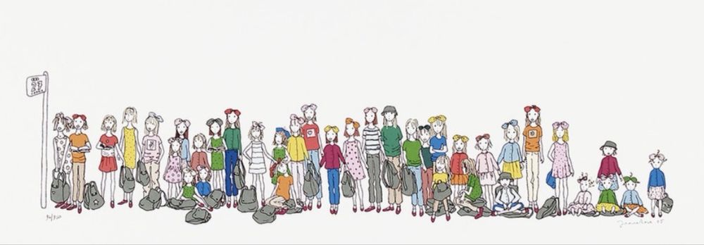 Quadro Joana Rosa - Paragem Autocarro