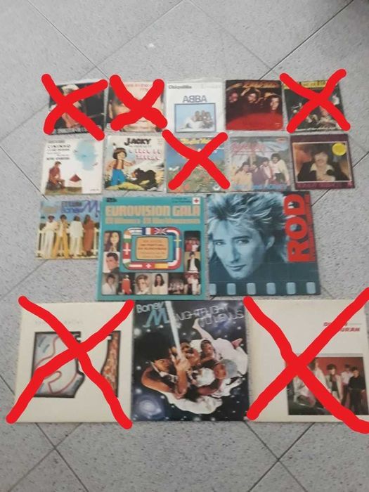 Diversos LP's e Singles Vinil antigos