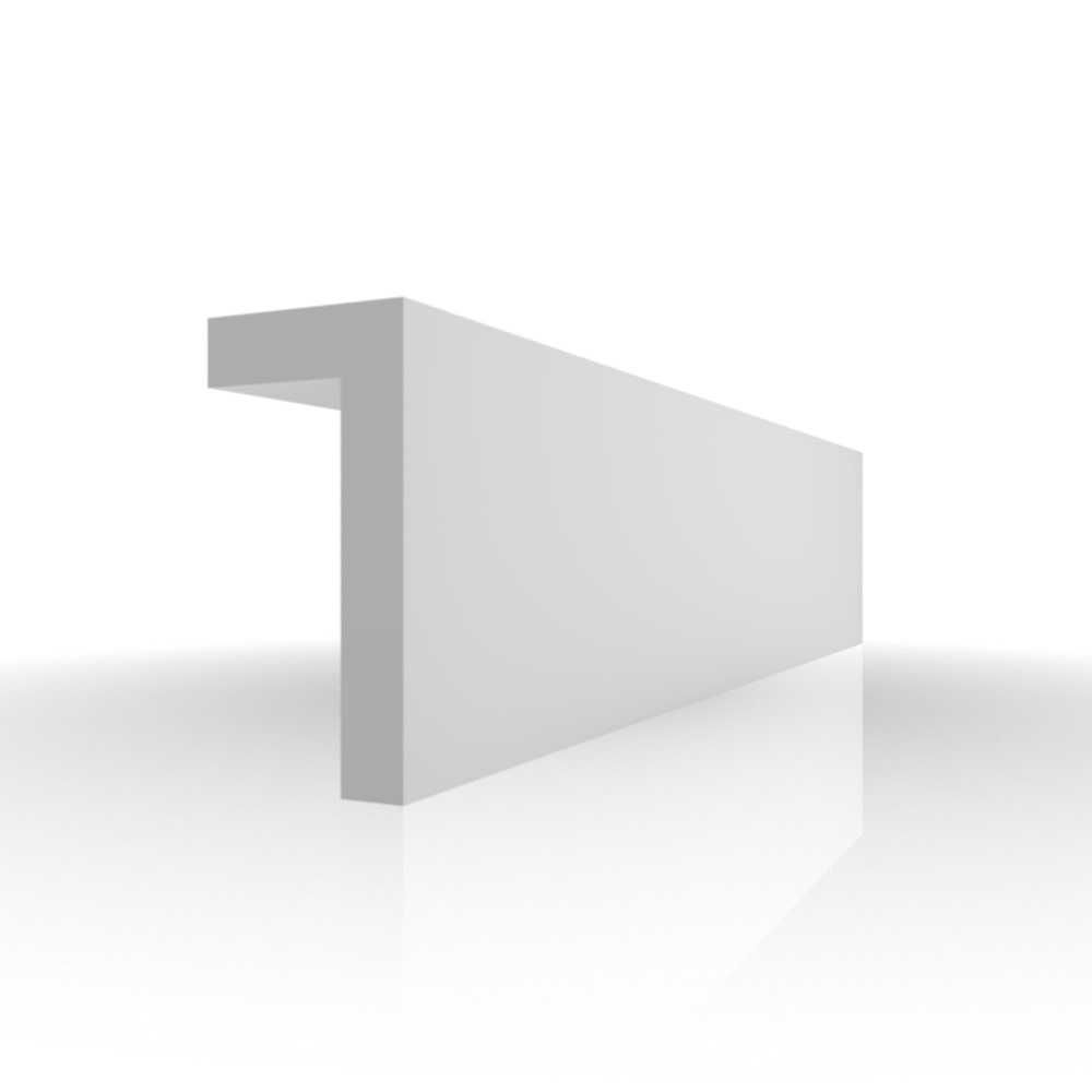 Osłona szyny L 12x8 cm