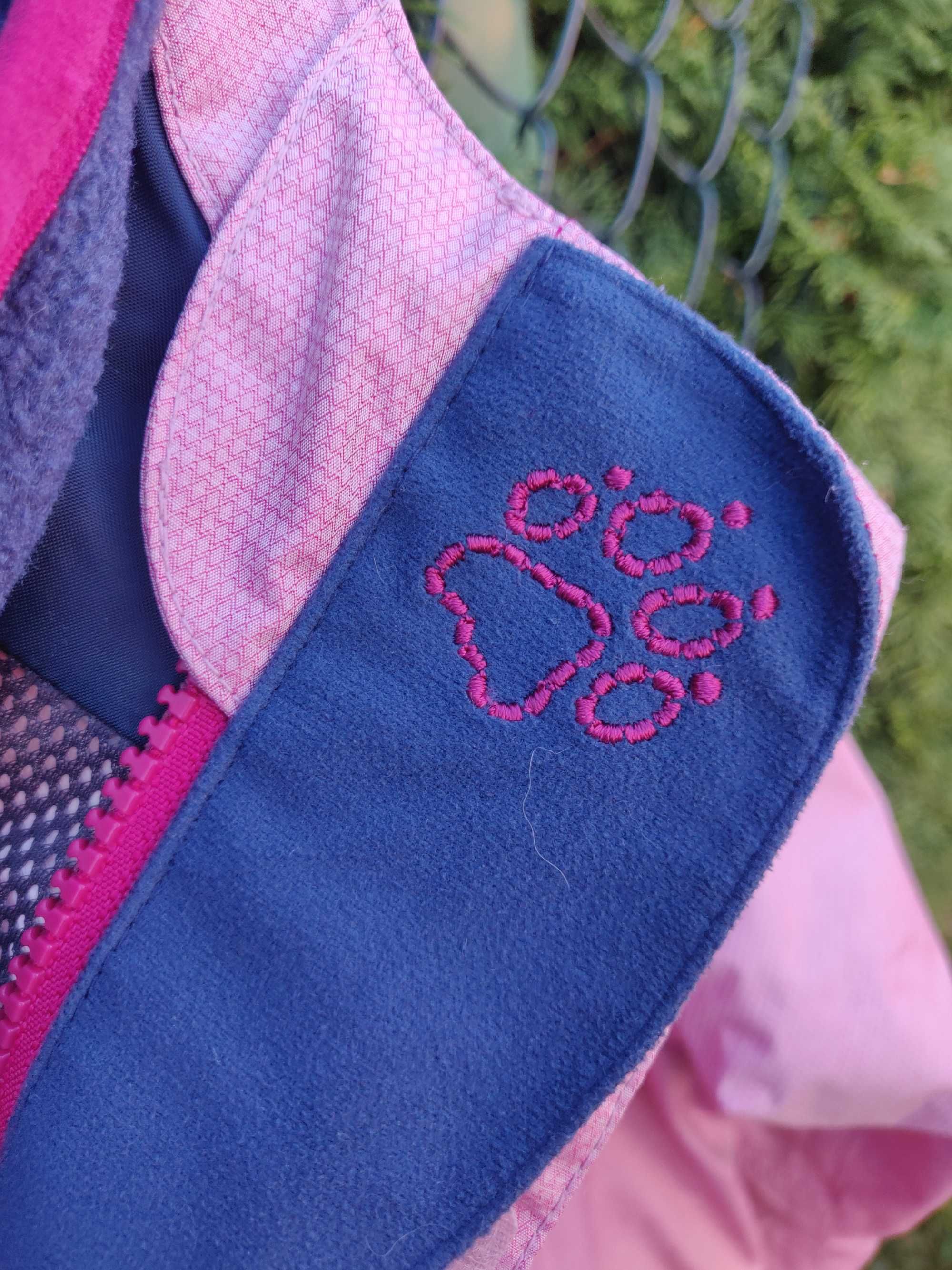 Parka dziewczęca Jack Wolfskin.