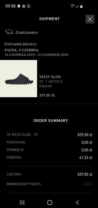 Adidas YEEZY SLIDE Onyx r.37