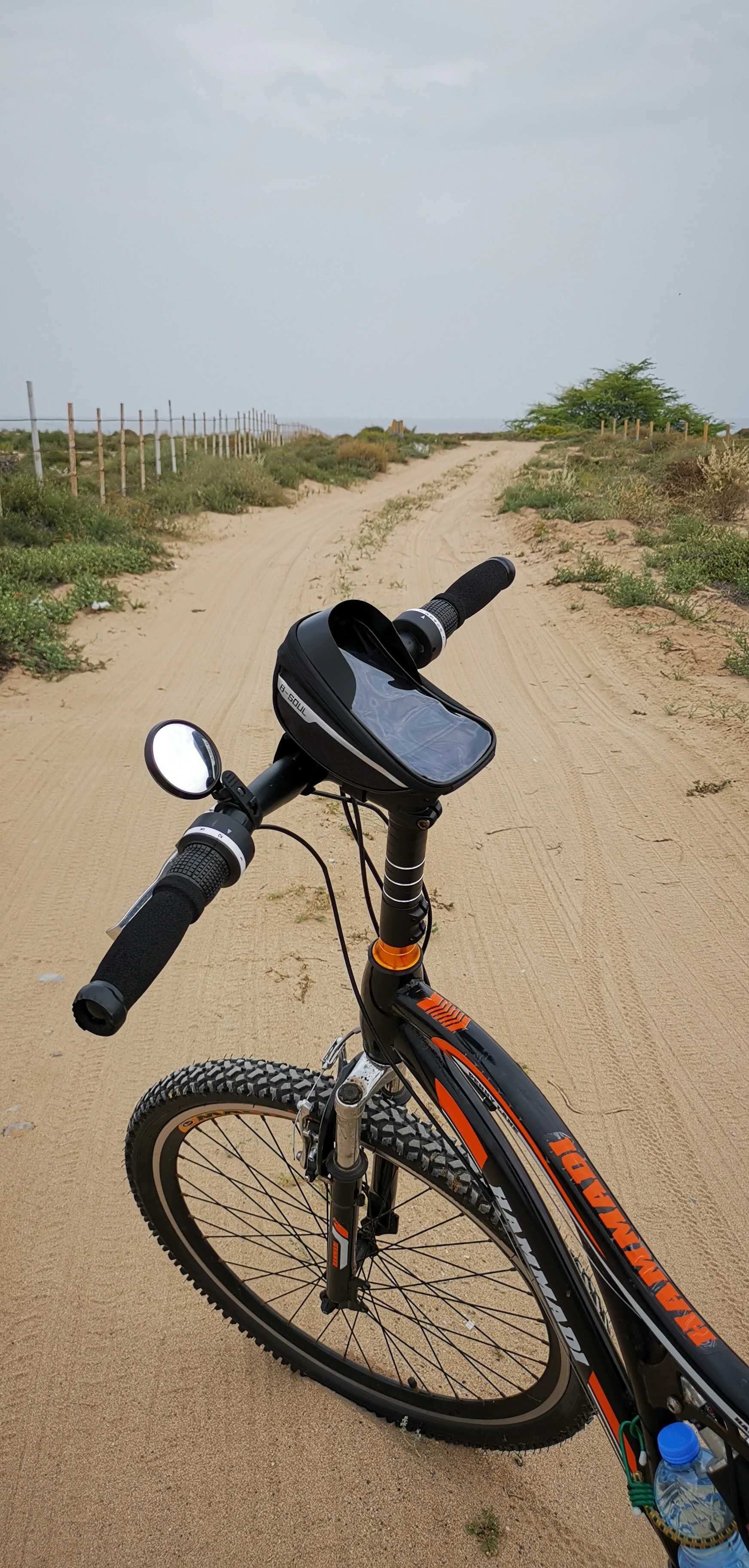 Велосипедна сумка чехол телефона з швидкозьємним кріпленням на руль
