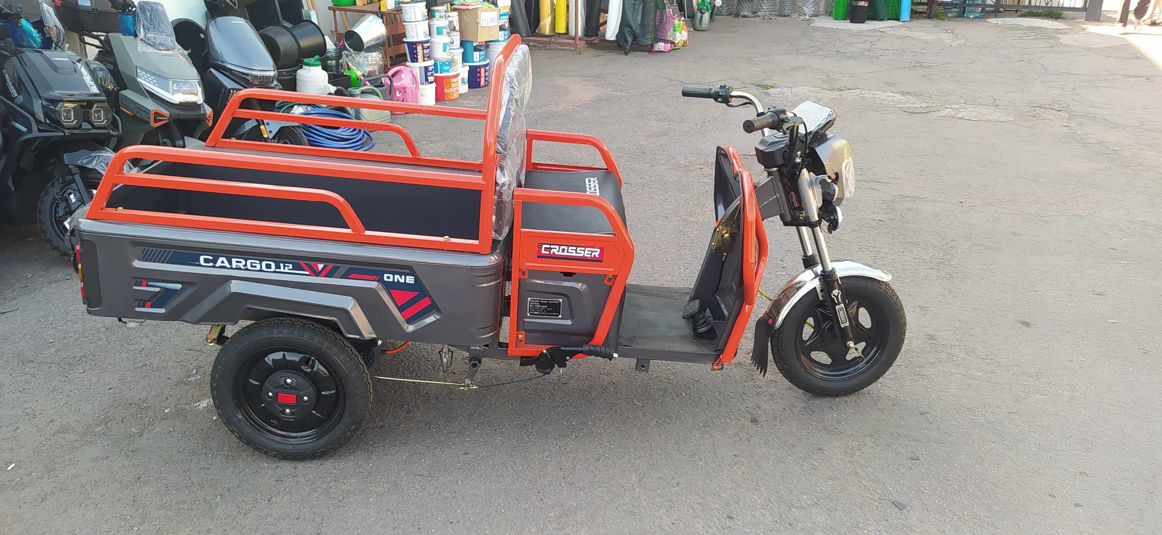 Грузовой Электротрайк Crosser Cargo12