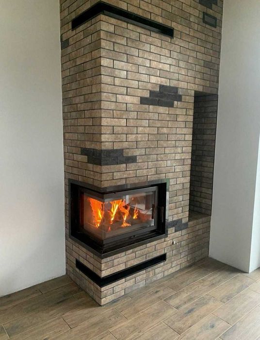 Сучасні каміни на дровах + монтаж камінів • піч камін