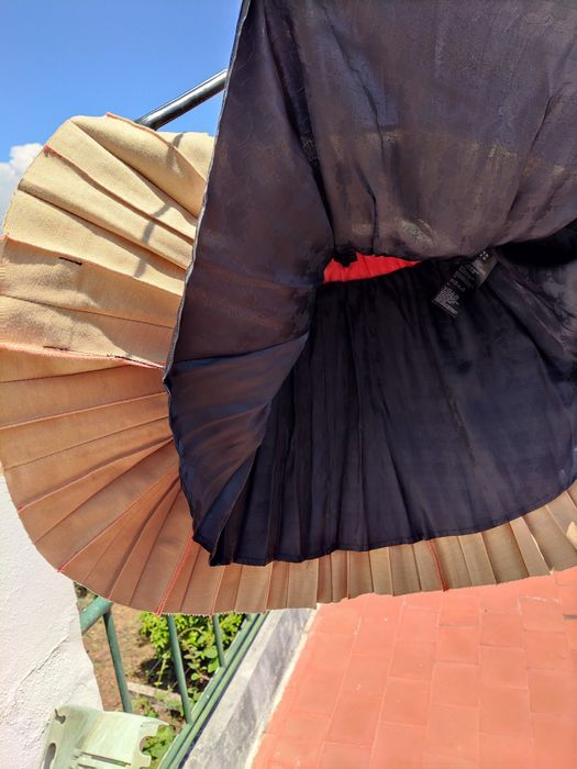 Saia plissada Karl Lagerfeld