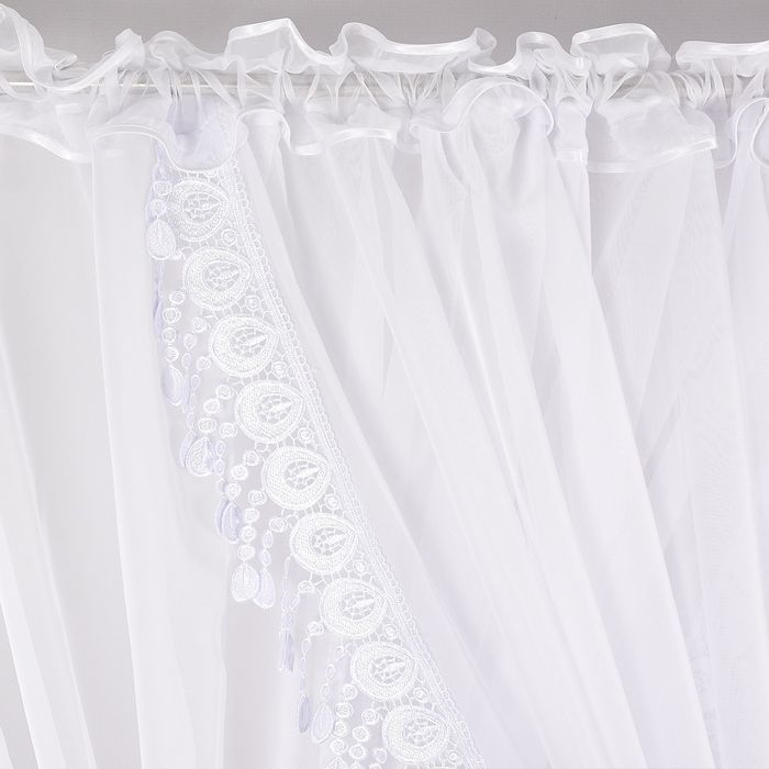 ‼️WYPRZEDAŻ ‼️Elegancka firana upinana na boki