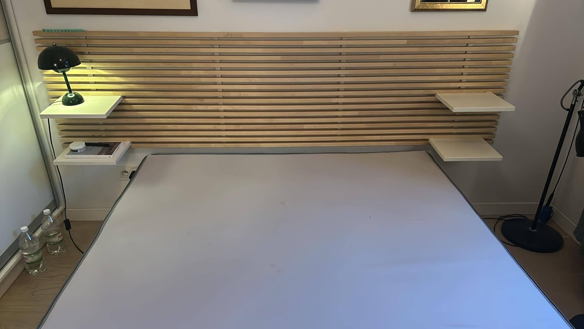 Łóżko podwójne Ikea Mandal 160