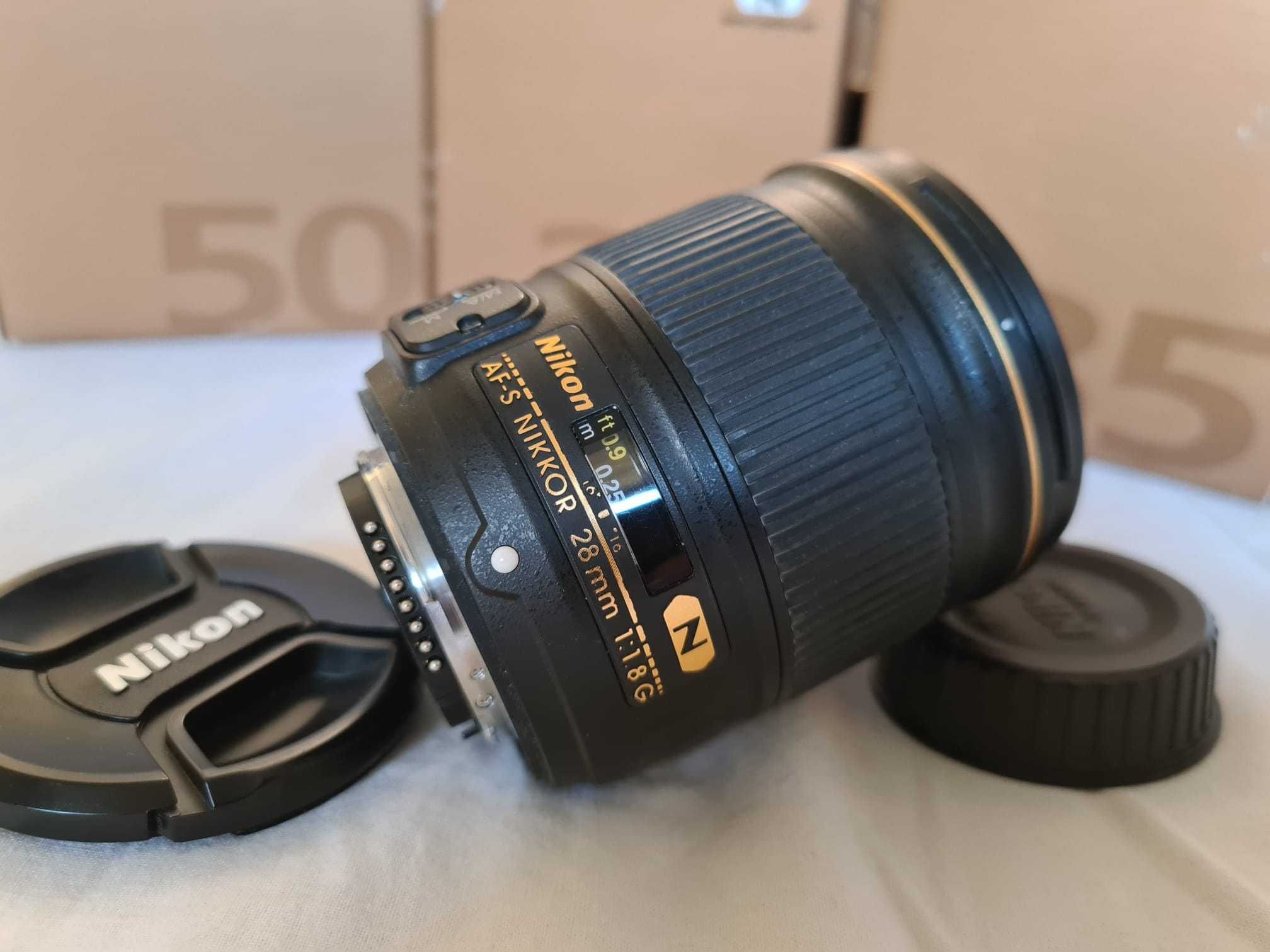 obiektyw Nikkor 28mm 1.8G Nikon stałka lustrzanka