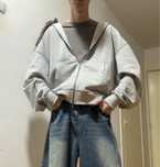 Zip Hoode Oversize