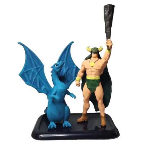 Figuras Mightor e Tog - Hanna Barbera