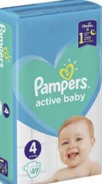 2 упак Підгузники Pampers active baby 4 49 шт