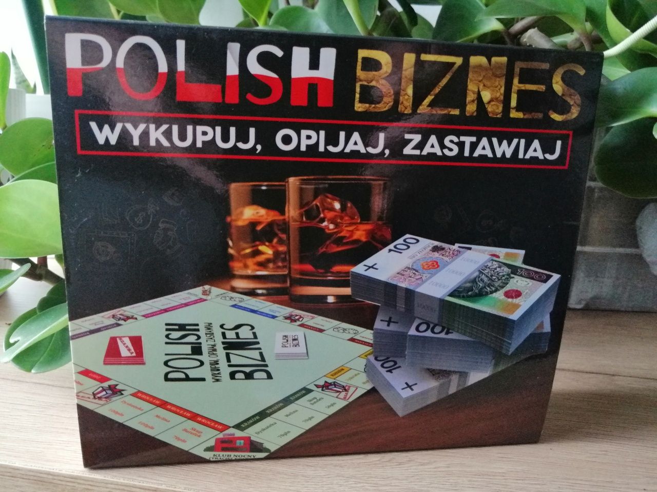 Gra planszowa Polski biznes. Mini plansza na wyjazd.