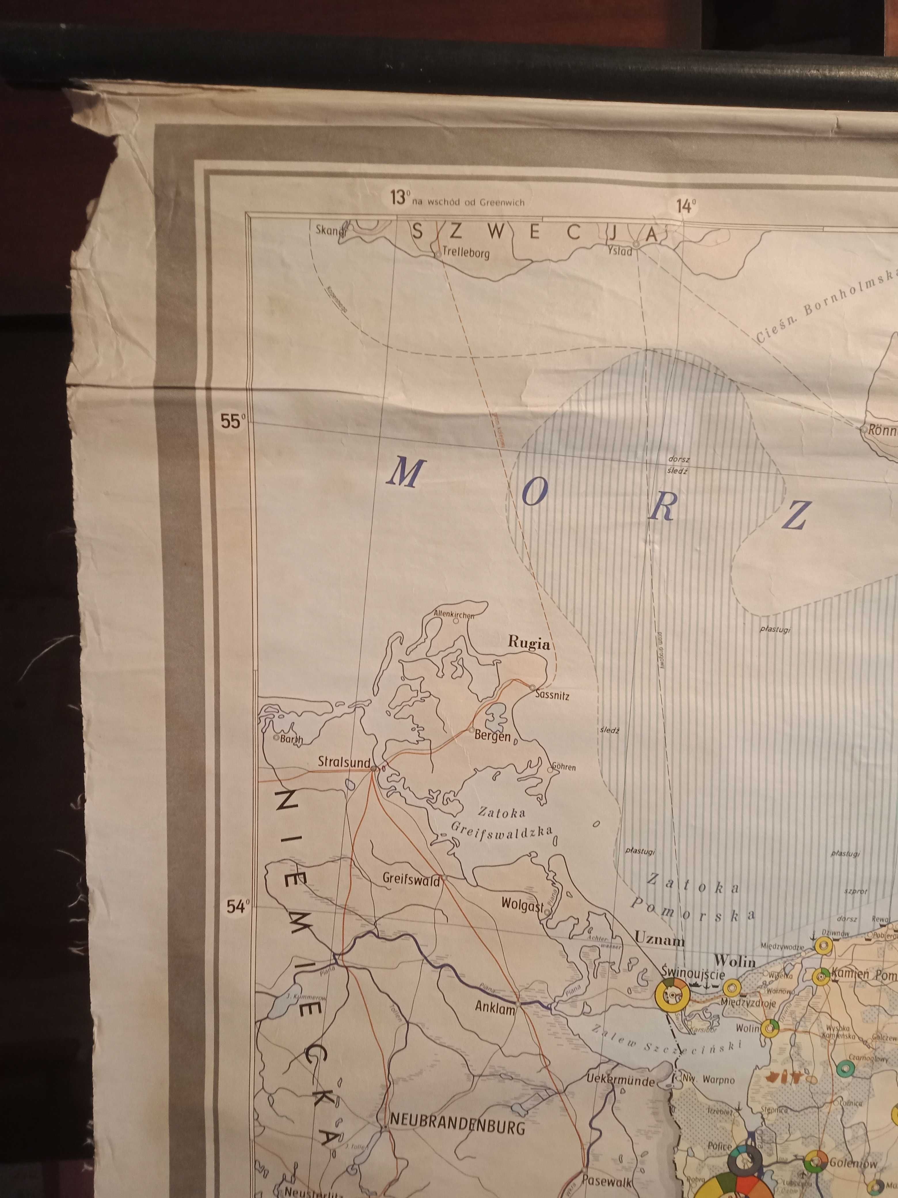 Polska mapa gospodarcza 1969