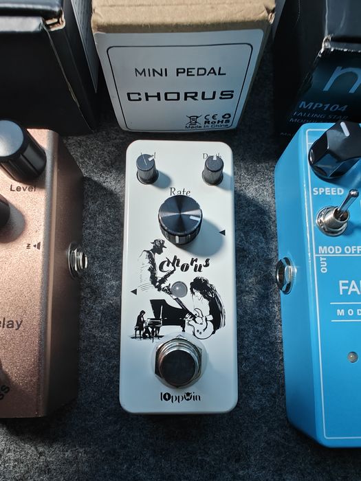 Педалі Ефектів Overdrive, Delay, Chorus