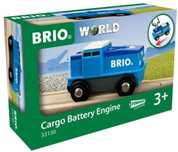 Brio Lokomotywa towarowa na baterie pudełko,144x98x52 mm