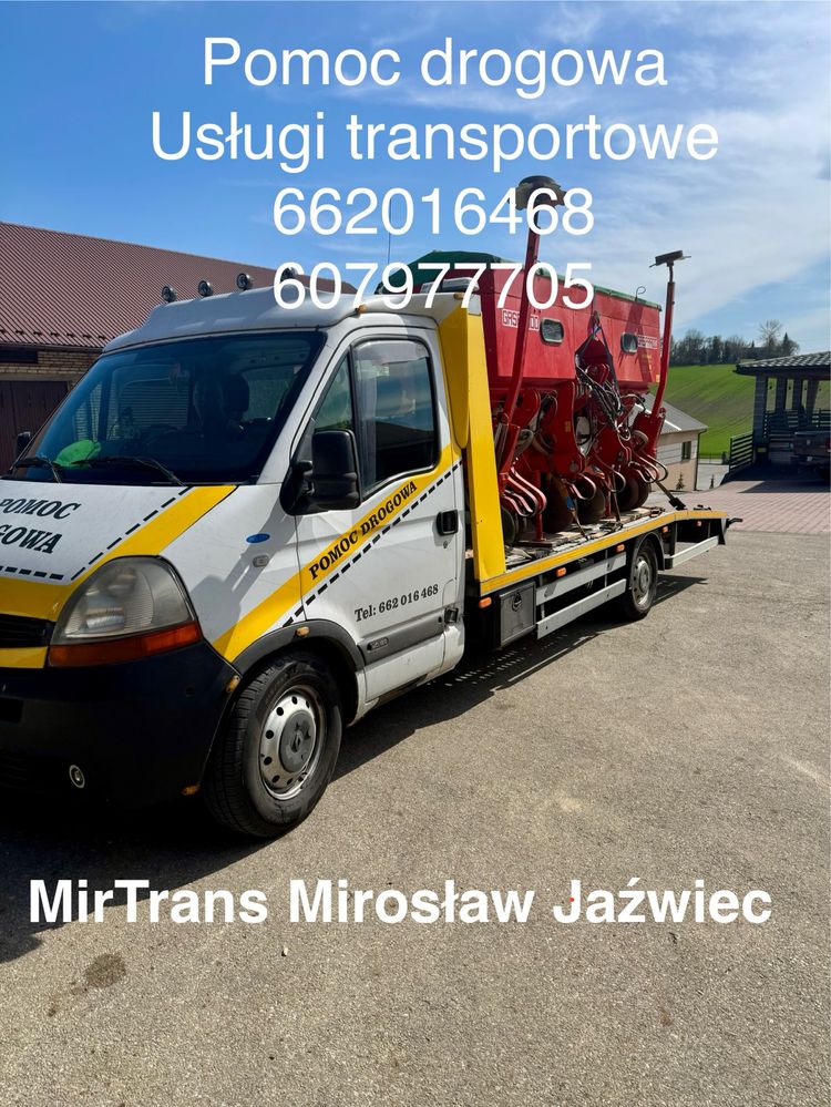 AUTOLAWETA LAWETA KALISZ TRANSPORT 8,5t pomoc drogowa holowanie przewó