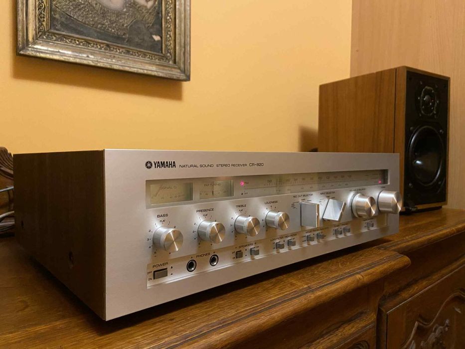 Kultowy amplituner Yamaha CR-820, piękny stan, vintage, wysoki model