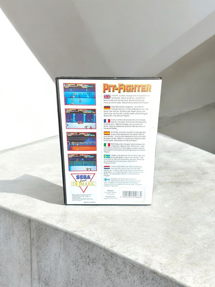 Sega Master System Pit Fighter Game