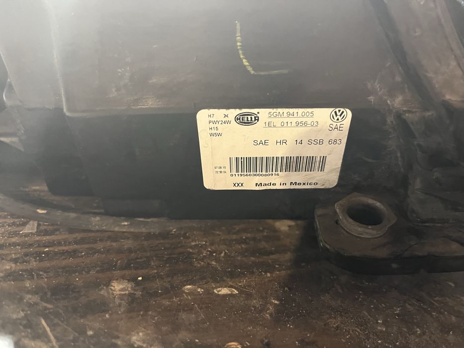 Golf 7 фара америка