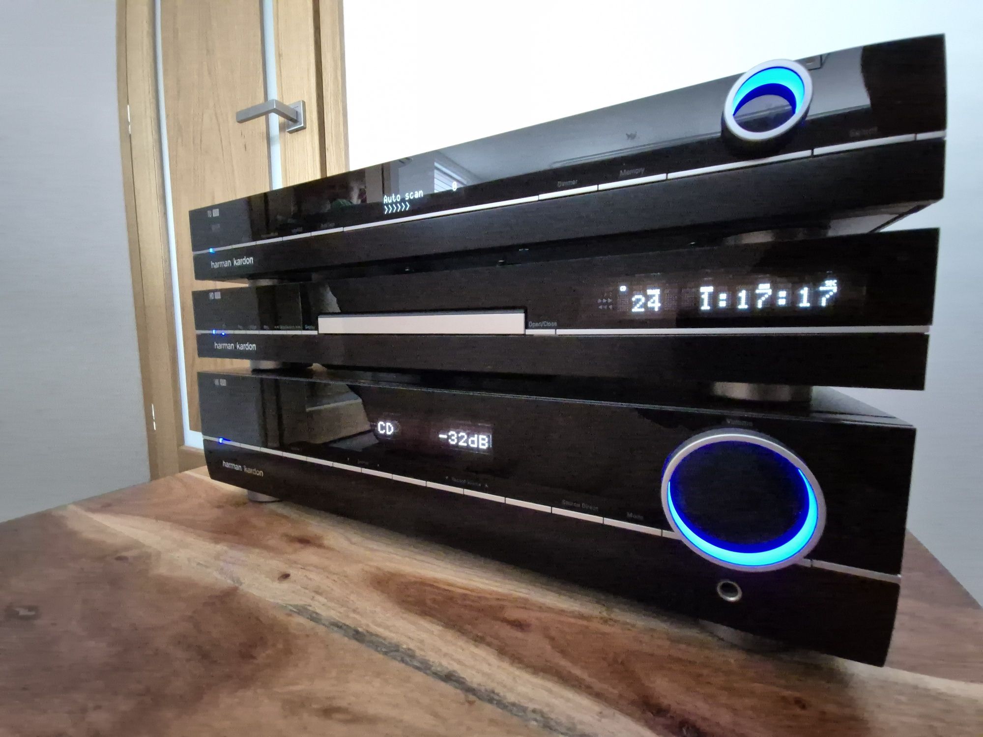Zestaw stereo Harman Kardon HK970 HD970 TU970 Black edition- unikat!