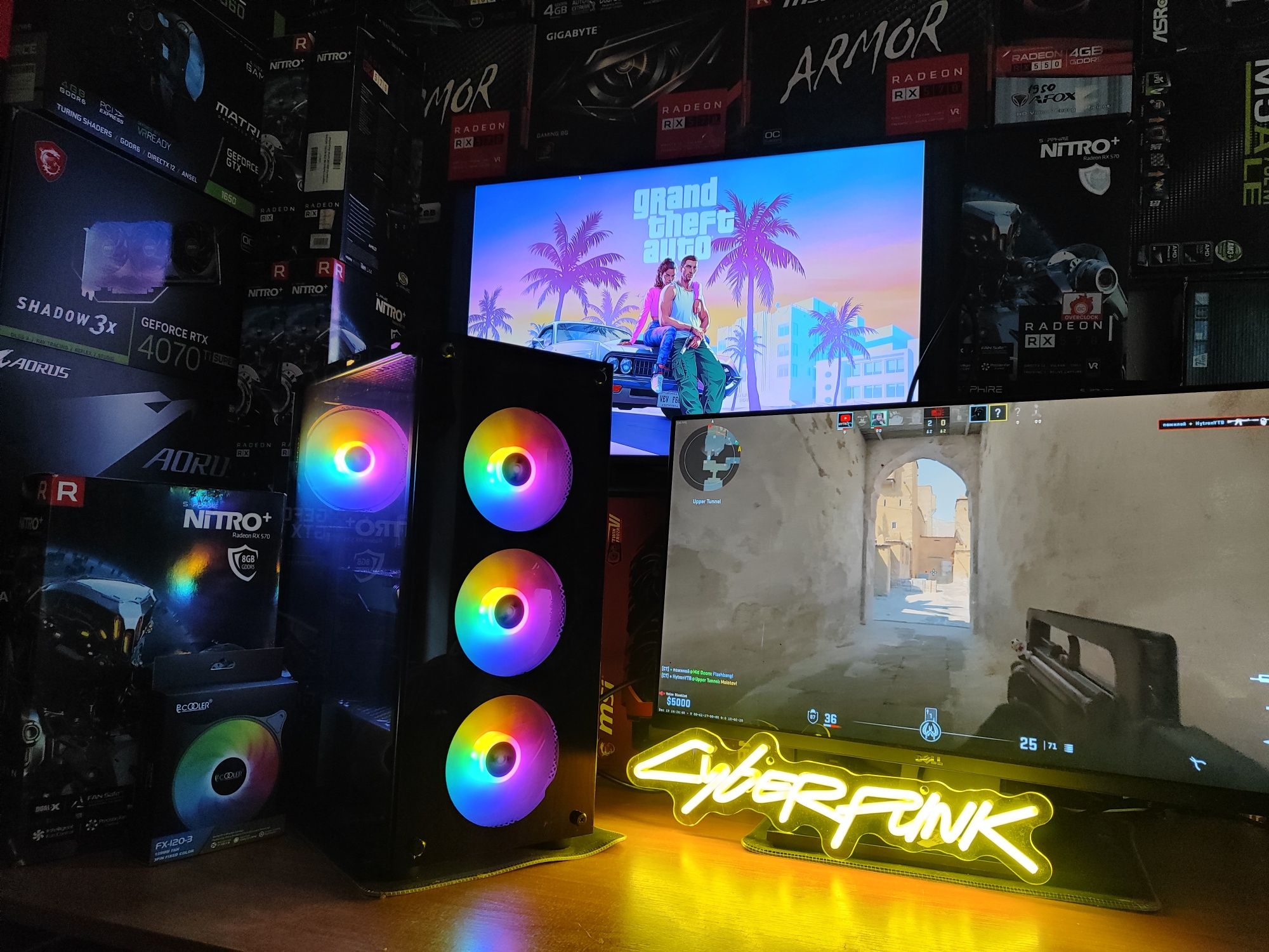 Игровой системный блок,пк,компьютер intel i7,rx470 8 гб