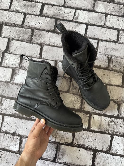 Ботинки Dr. Martens 1460 Kolbert Wintergrip Black Snowplow