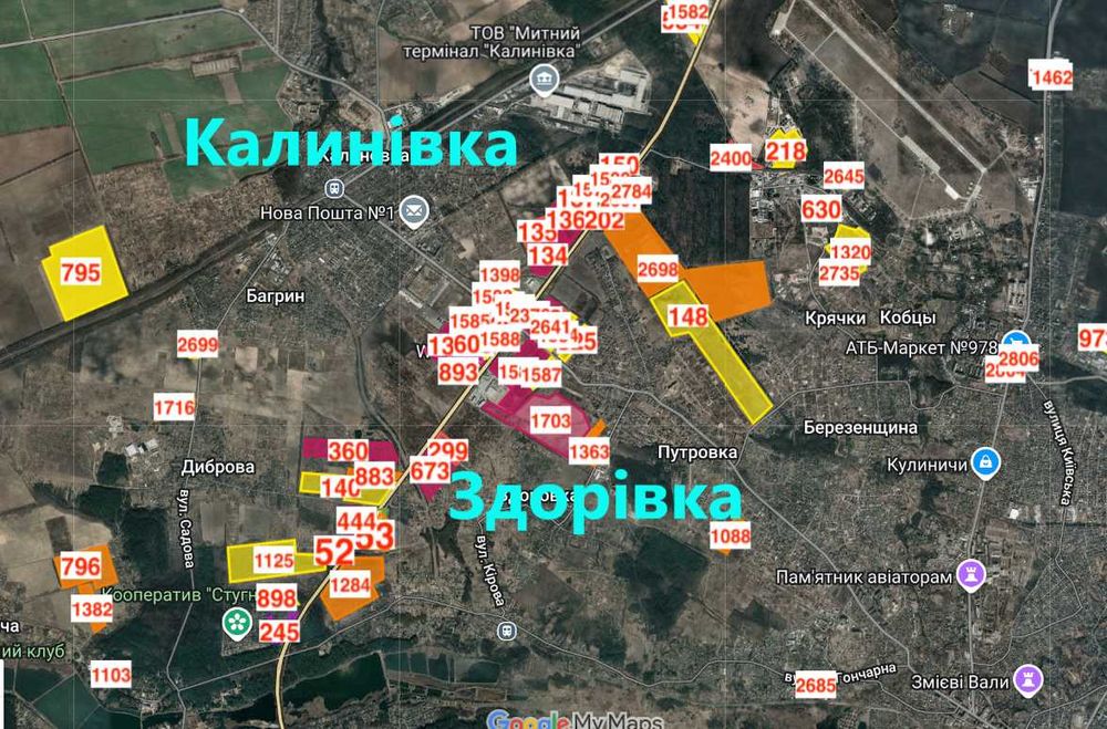 Ділянка 10Га Фасад траси Одеса-Київ-24км Виробництво Промисловість