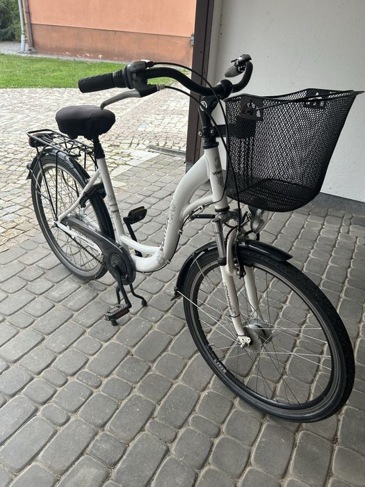 Rower miejski damski biały vortex 27’ damka