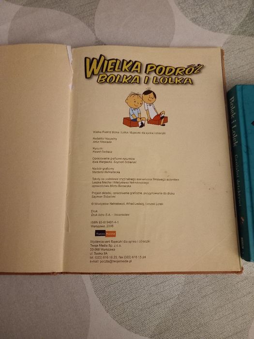 Książki, Bolek i Lolek