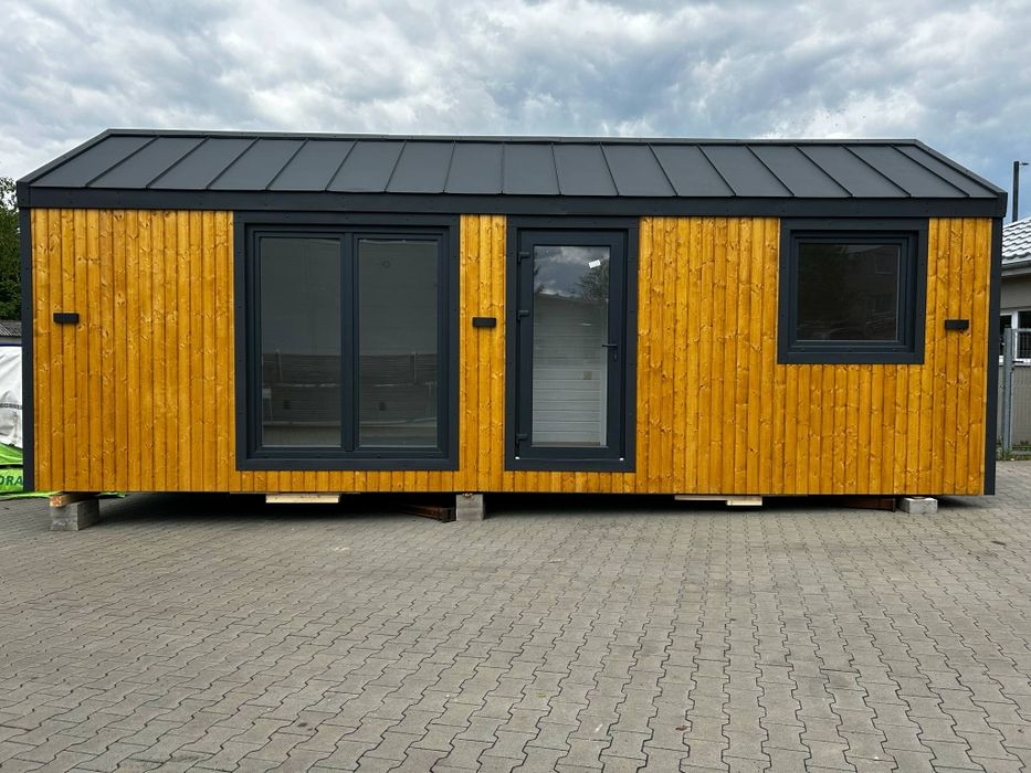 Domek drewniany 28m2 całoroczny mobilny nowy