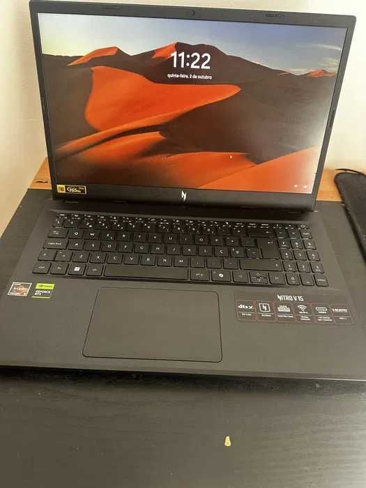 Portatil Gamer Acer NitroV15 (COMO NOVO)
