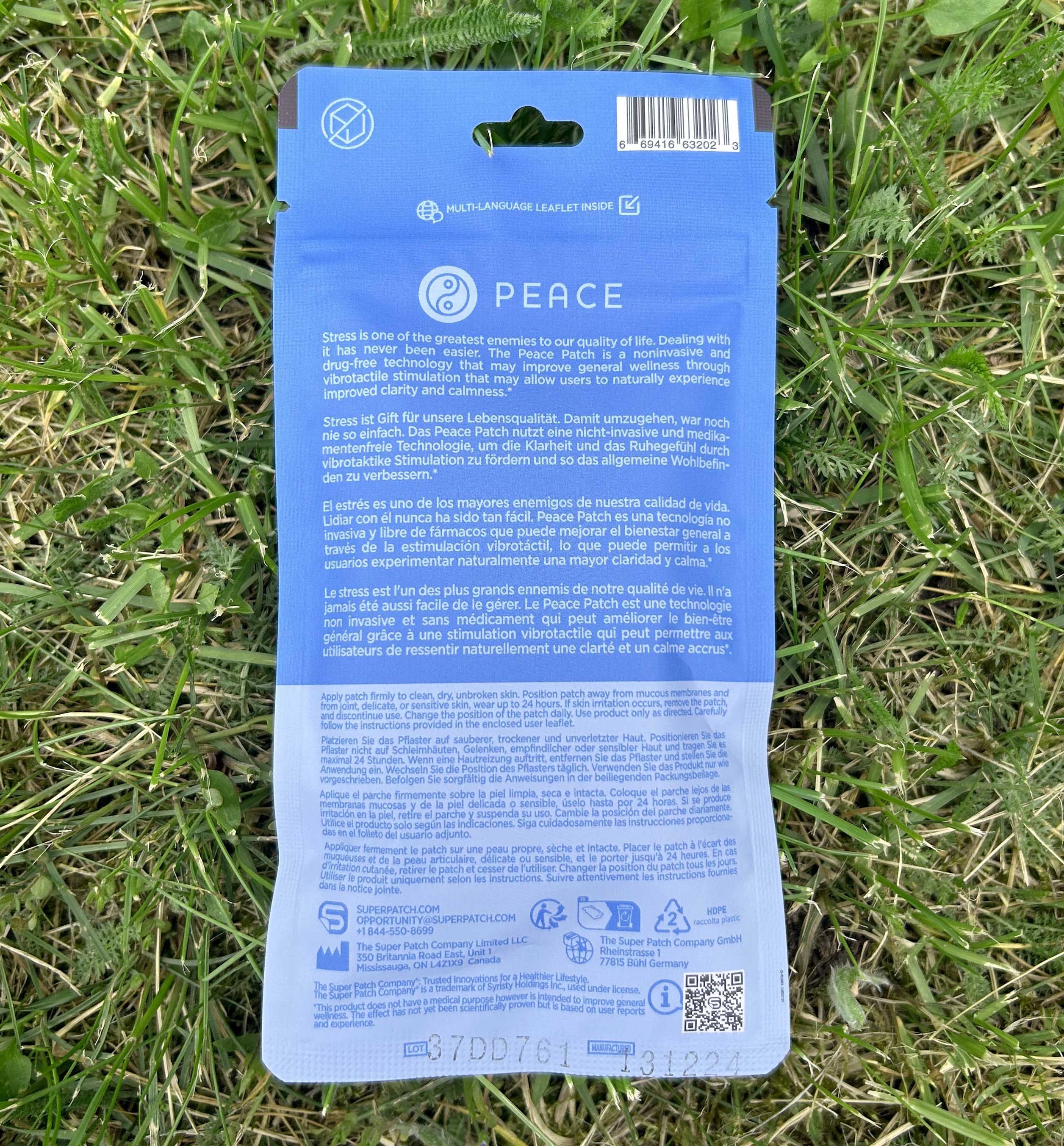 SuperPatch PEACE – idealny spokój, zero stresu