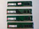 Kignstone Ram 4x8GB DDR4 2666MHz KVR26N19S6/8