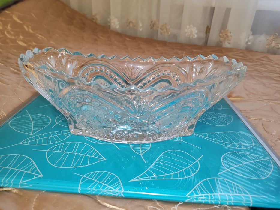Кришталева/хрустальная ваза