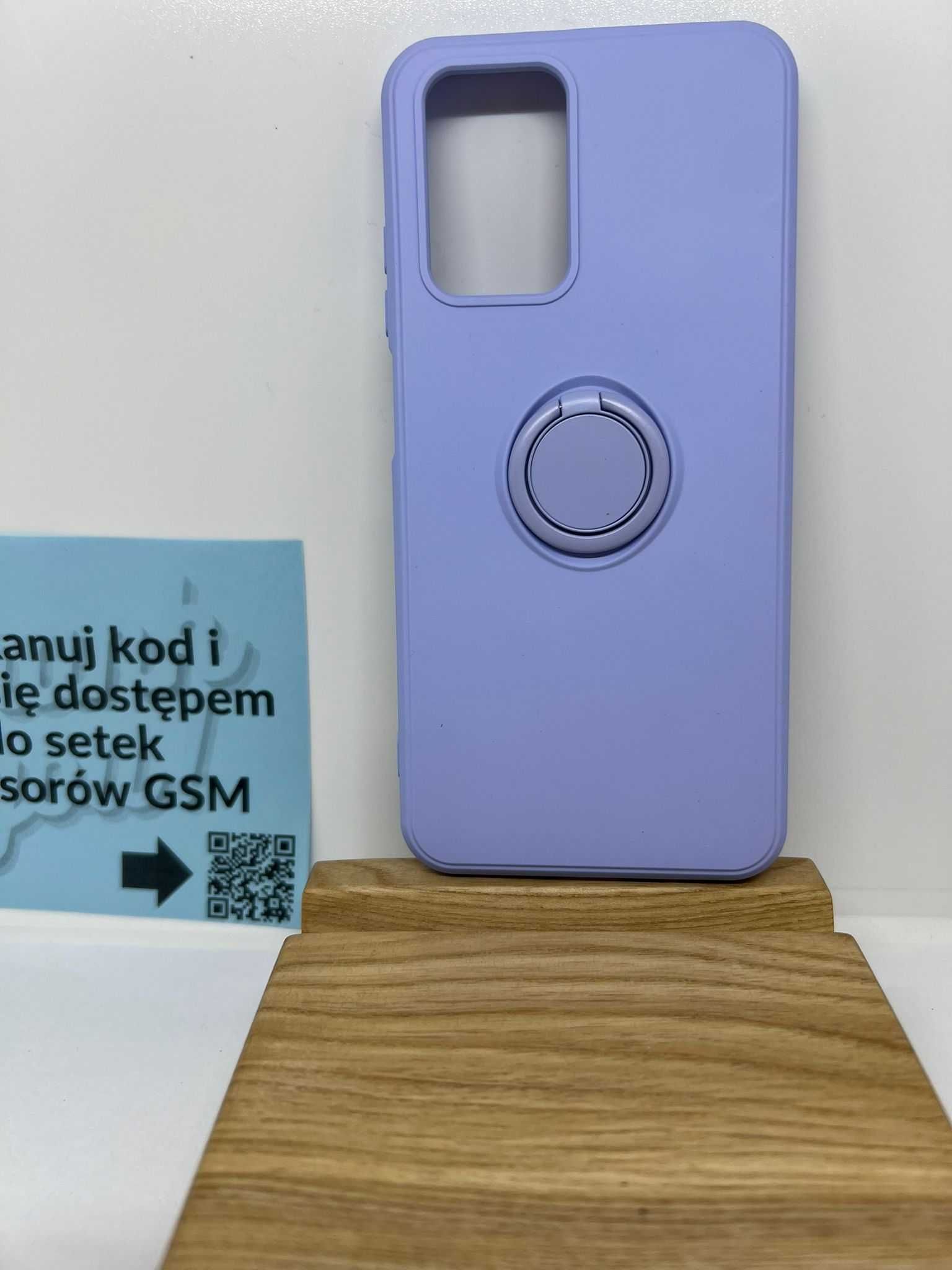 Etui Silicone Mikrofibra - Xiaomi Redmi 10 - Fioletowe
